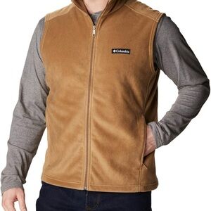 Columbia Men's Brown Fleece Vest